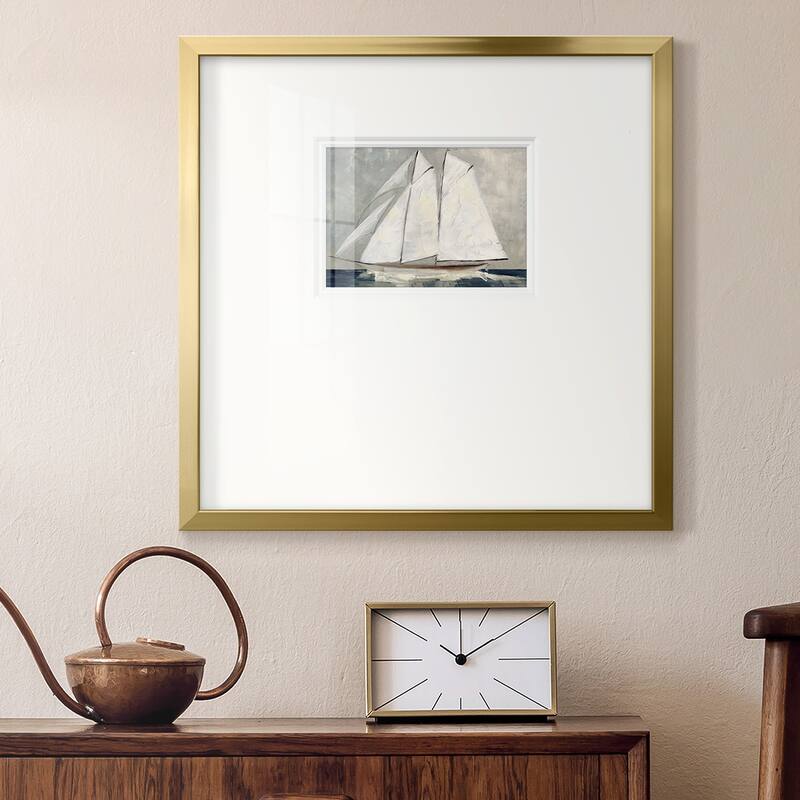 Setting SailPremium Framed Print