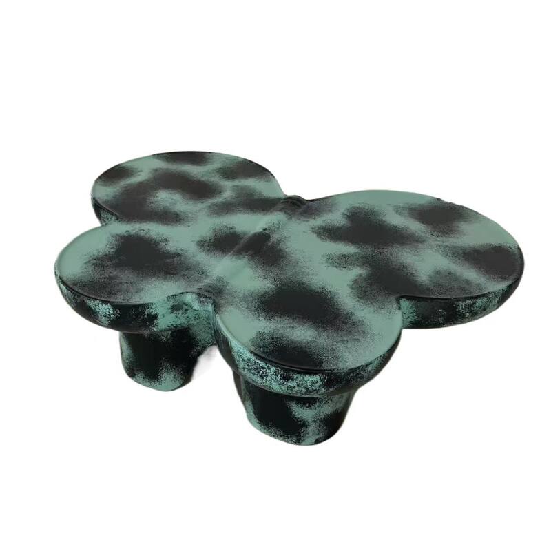 Butterfly-Inspired Coffee Table Low Height Profile End Table