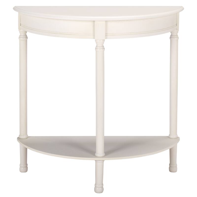 SAFAVIEH Veva Half Moon Console Table - 28" W x 11.8" L x 28" H - 28"W x 12"D x 28"H