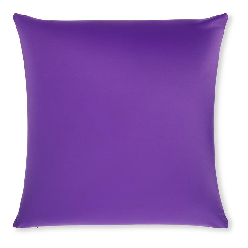 Throw Pillow Cozy Soft Microbead Dark Lavendar: 1 Pc