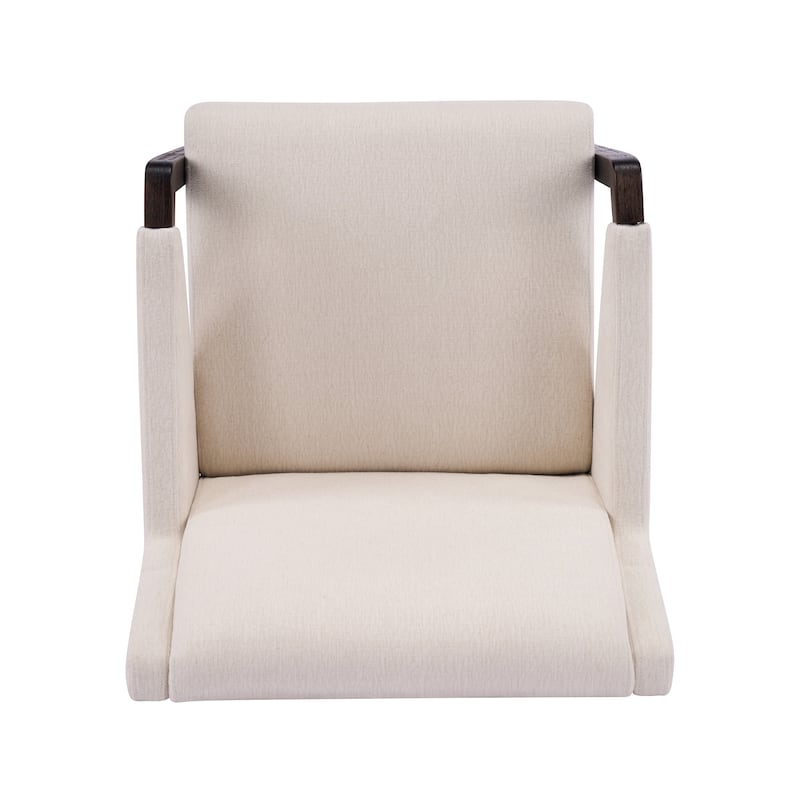 Christopher Knight Home - Set of 2 Mid-Century Modern Upholstered Dining Chair with Rubberwood Frame