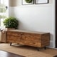 preview thumbnail 10 of 9, Broadmore 46-inch Acacia Wood Storage Bench