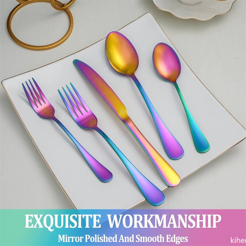 60 Pcs Silverware Set - 9.84*6.34*2inch