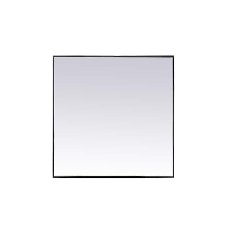 Elegant Lighting MR44242 Eternity 42" W x 42" H Transitional Square - Black