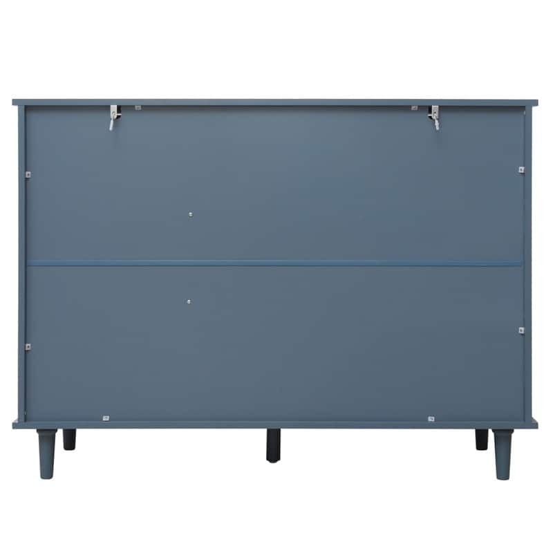 American Style Wood Sideboard Buffet Cabinet with Storage