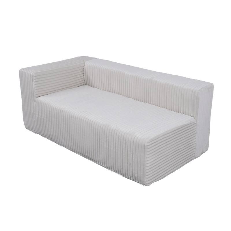 105-in L Casual Beige( Corduroy)-Left Chaise Sectional