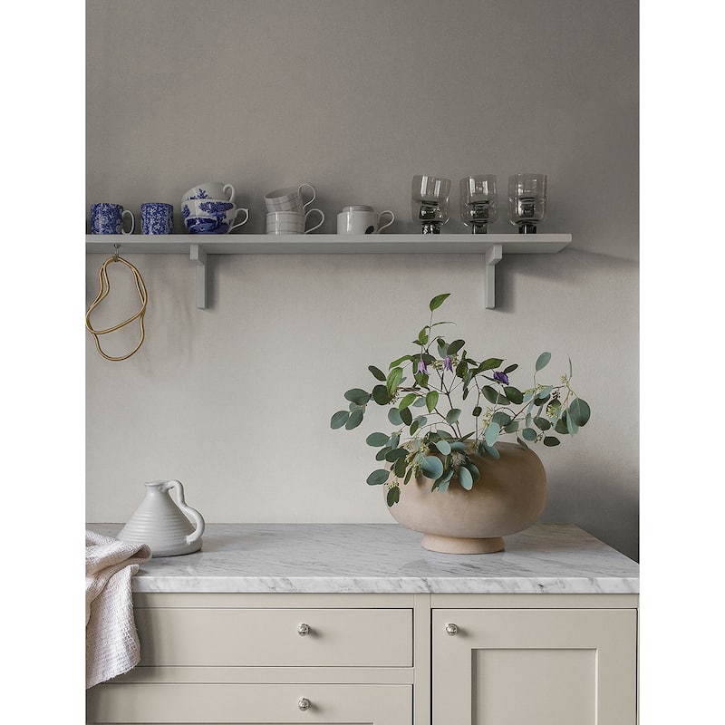 A-Street Prints Parget Vide Dove Textured Wallpaper