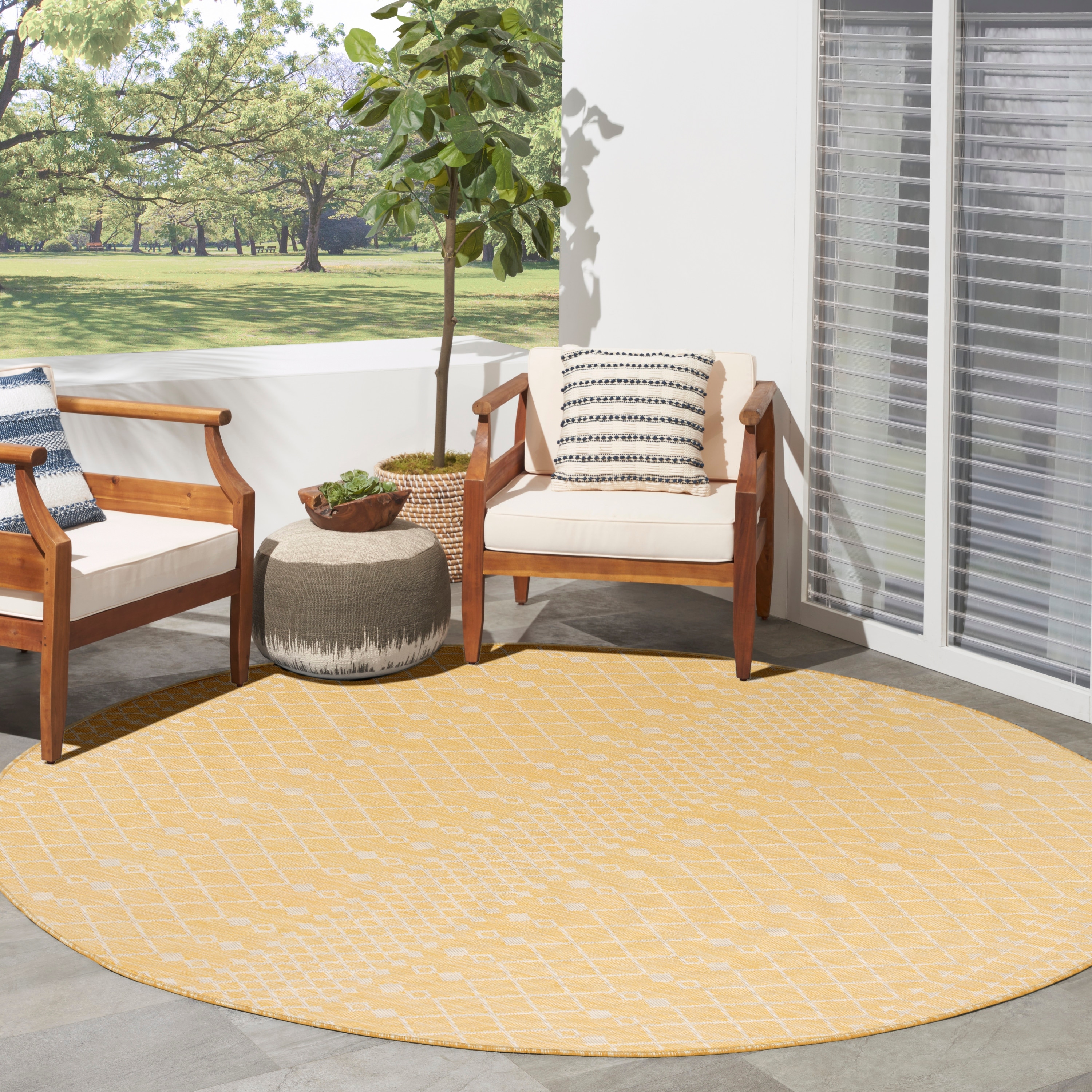 Nourison Positano Indoor/Outdoor Moroccan Area Rug