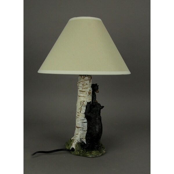 birch tree table lamp