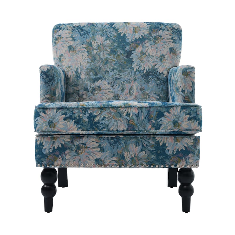 Harrison Tufted Fabric Club Chair by Christopher Knight Home