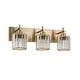 preview thumbnail 88 of 115, Mid-Century Modern Dimmable Bathroom Vanity Light Crystal Glass Wall Sconce
