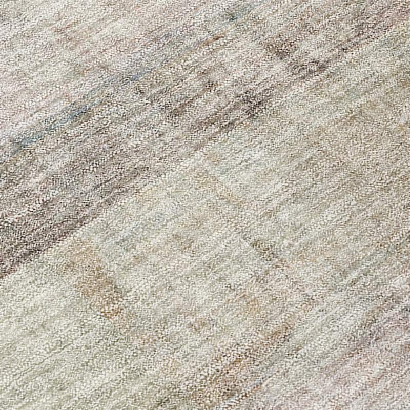 Machine Washable Indoor/ Outdoor Modern Abstract Chantille Rug