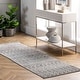 preview thumbnail 45 of 149, Brooklyn Rug Co Emmy Moroccan Trellis Area Rug 2' 6" x 10' Runner - Dark Grey