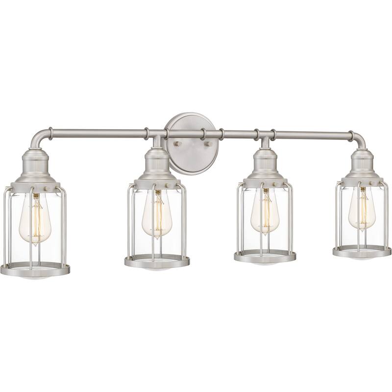 Ludlow 4-Light Brushed Nickel Bath Light - Brushed Nickel