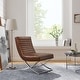 preview thumbnail 3 of 36, Art Leon Retro Armless PU Leather Chair