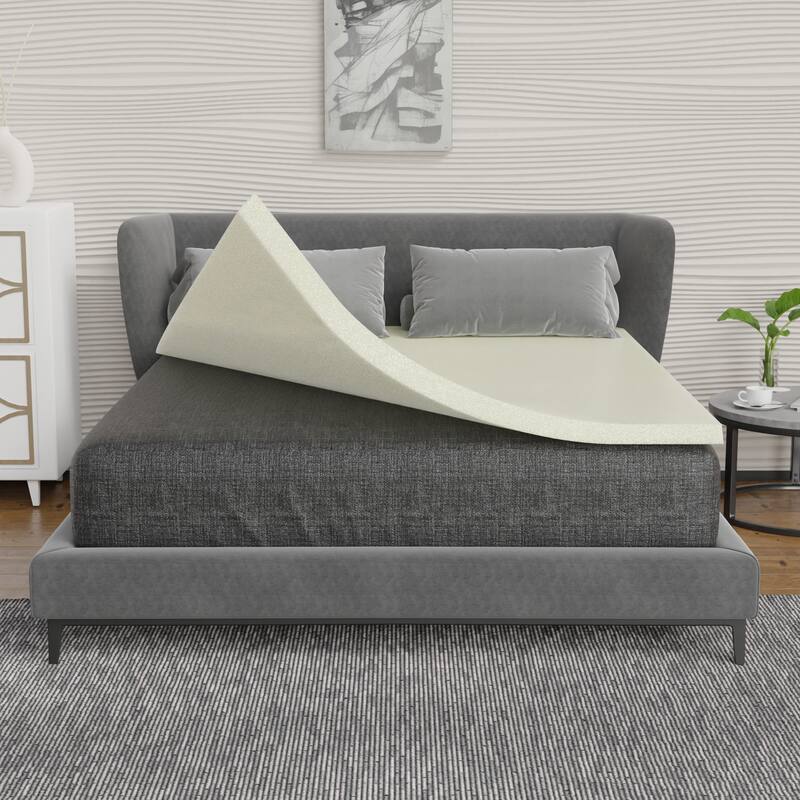 Onetan, Foam Topper, Adds Comfort to Mattress - Blue