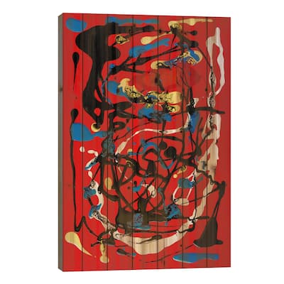 Voyage Print On Wood by The Usual Designers - Multi-Color