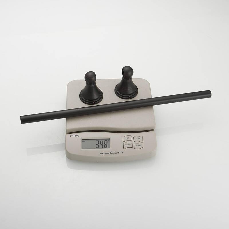 4-Piece Bath Hardware Set with Stainless Steel - Oil Rubbed Bronze