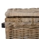 preview thumbnail 9 of 16, happimess Michael 35" Wicker Storage Trunk, Natural