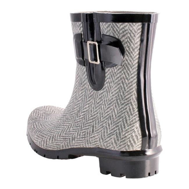 herringbone rain boots