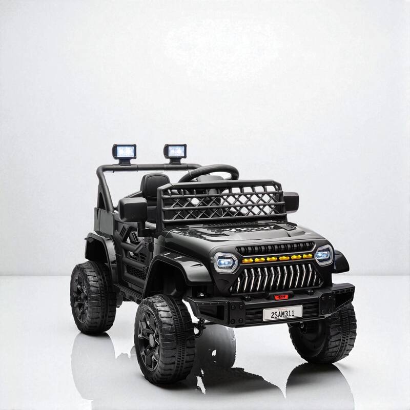 12V Kids Ride-On Truck, UTV with Remote Control, 3 Speeds, LED Lights, Music & Suspension Wheels for 3-6 Years