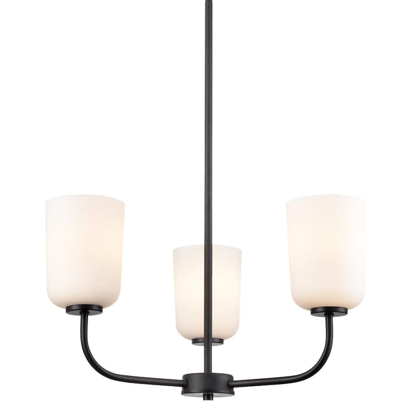 Millennium Lighting 214003 Laphia 3 Light 21" Wide Chandelier - Matte Black