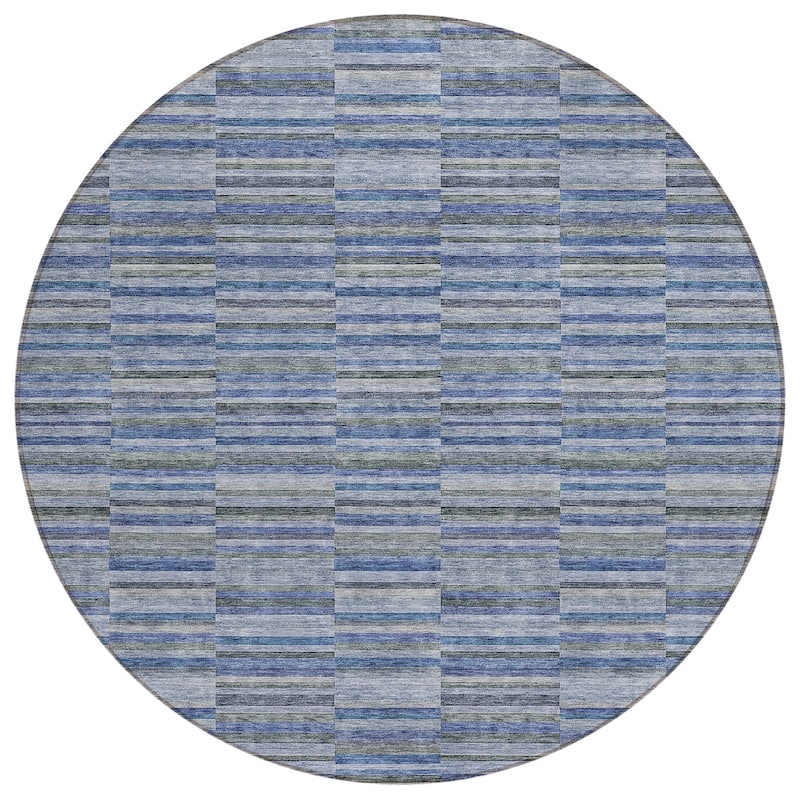 Machine Washable Indoor/ Outdoor Chantille Contemporary Geo Rug