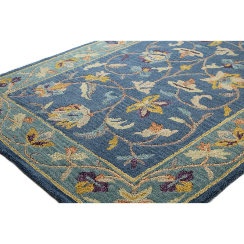 Bashian Priory Azure Transitional Area Rug
