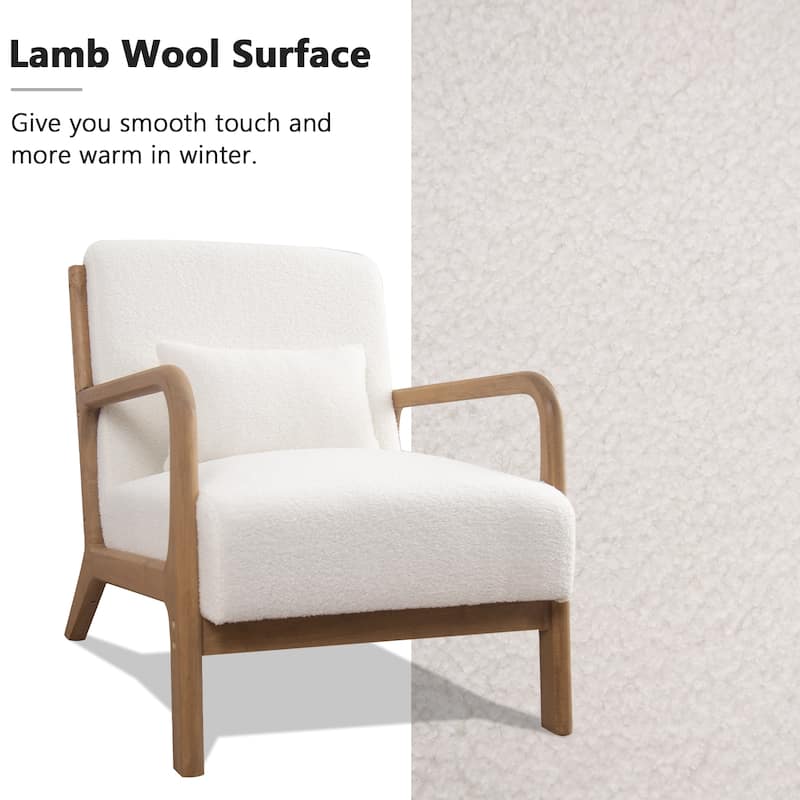 Aston Modern Solid wood Accent Chair for Living Room