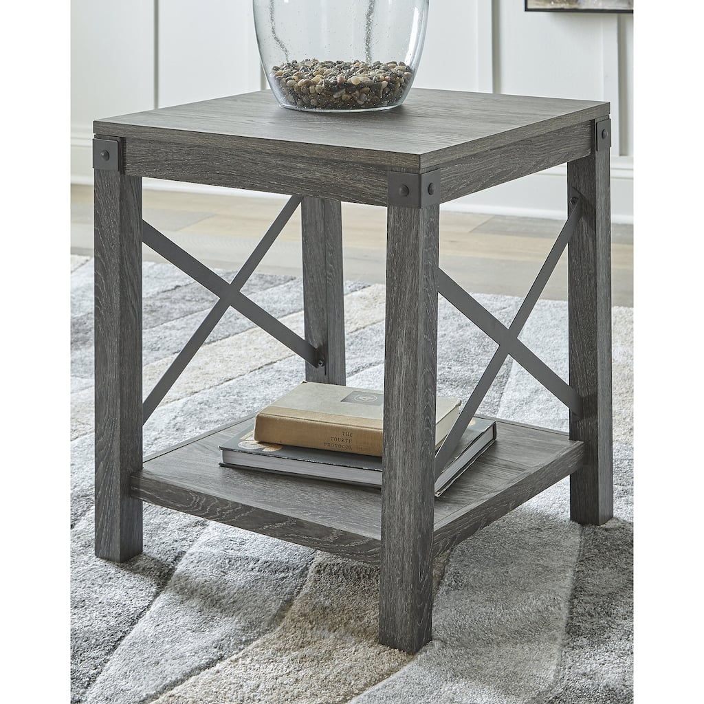Freedan Square End Table - 20"W x 20"D x 23"H
