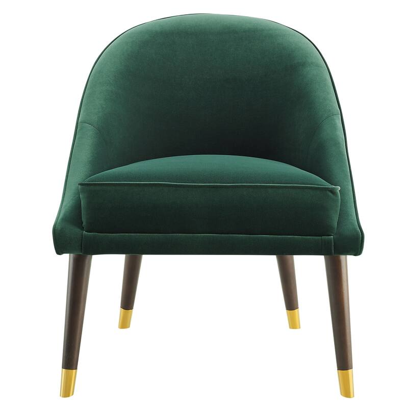 Steve Silver Almeria Velvet Mid-Century Accent Chair
