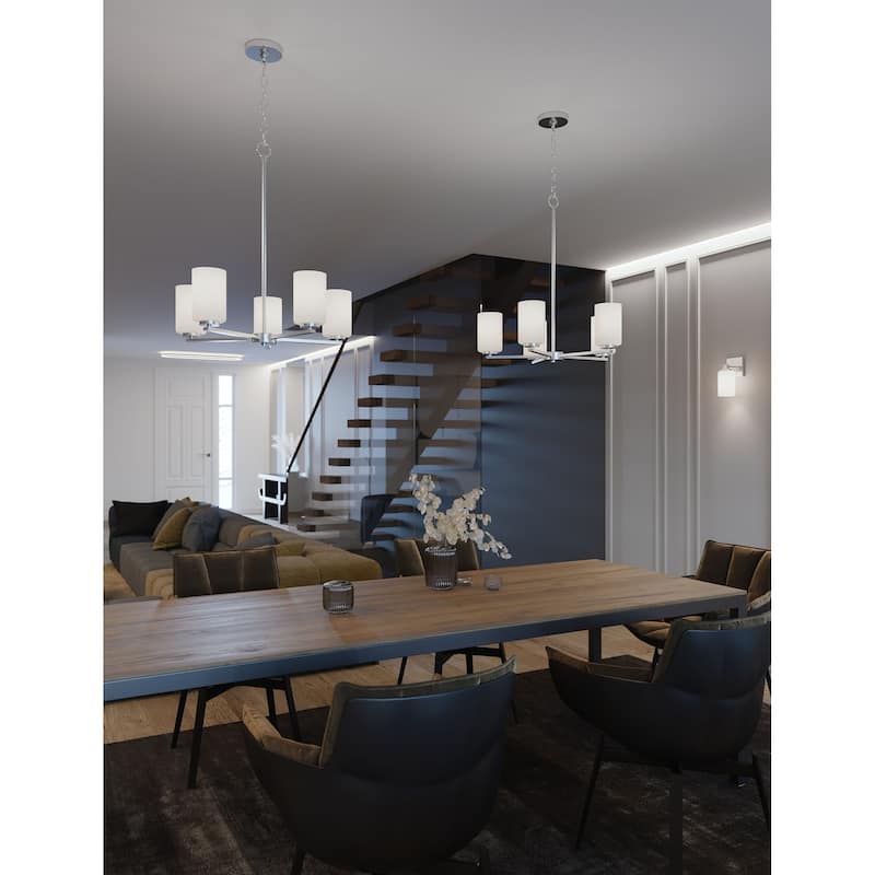 AFX LEOP24MB Leo 5 Light 24" Wide Chandelier