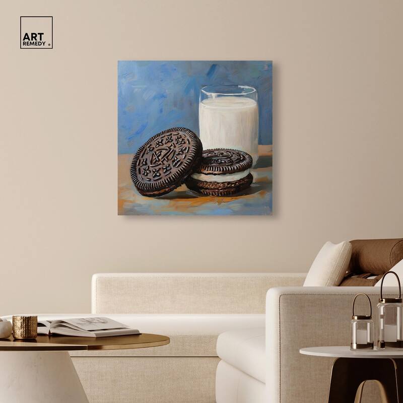 Ode to the Oreo Canvas by Art Remedy, Gallery Wrapped