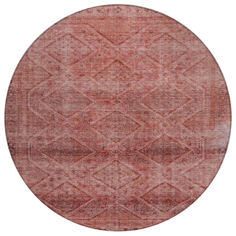 HomeRoots Geometric Transitional Rectangle Outdoor Rug