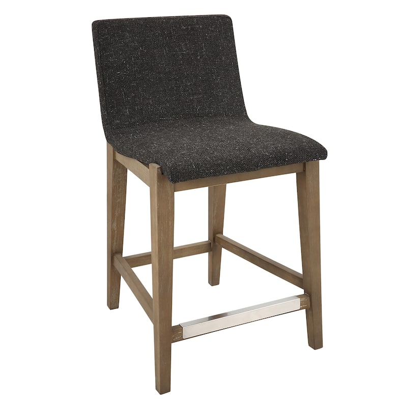Uttermost Klemens Chocolate Counter Stool - 20"W x 38.5"H x 23"D