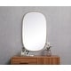 preview thumbnail 9 of 9, Elegant Lighting MR2B3048 Brynn 30" W x 48" H Oval Framed Bathroom