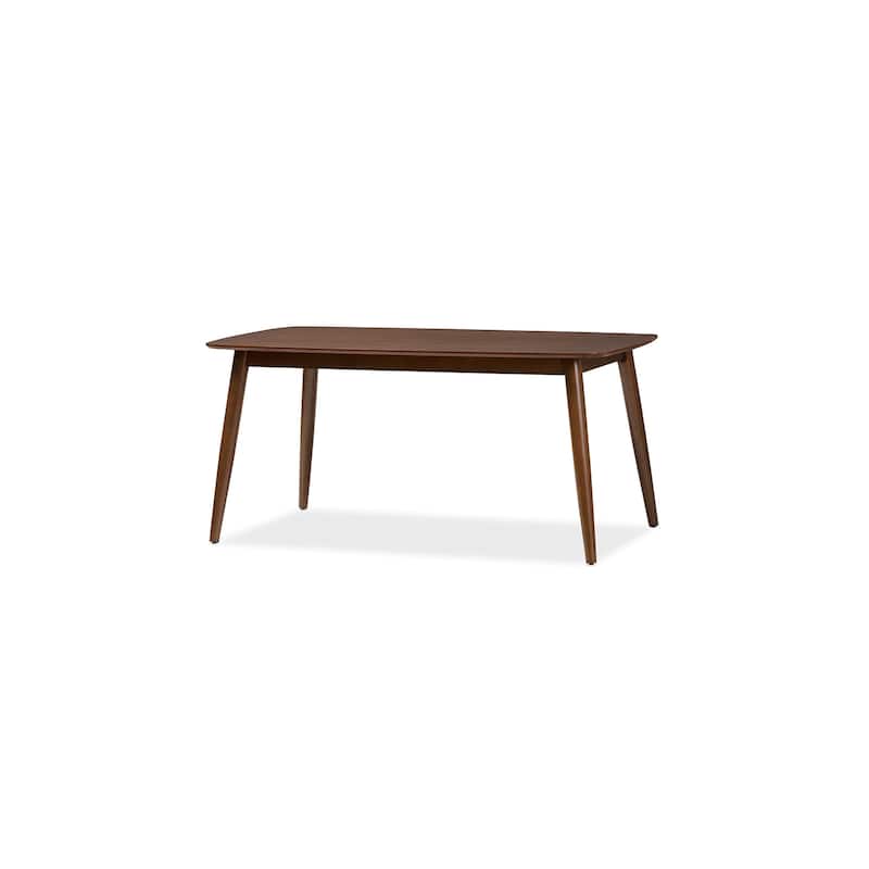 Modern Dining Table - Medium Oak Finish, 62 Inch - Stylish Table for Kitchen & Dining Room - 29.25