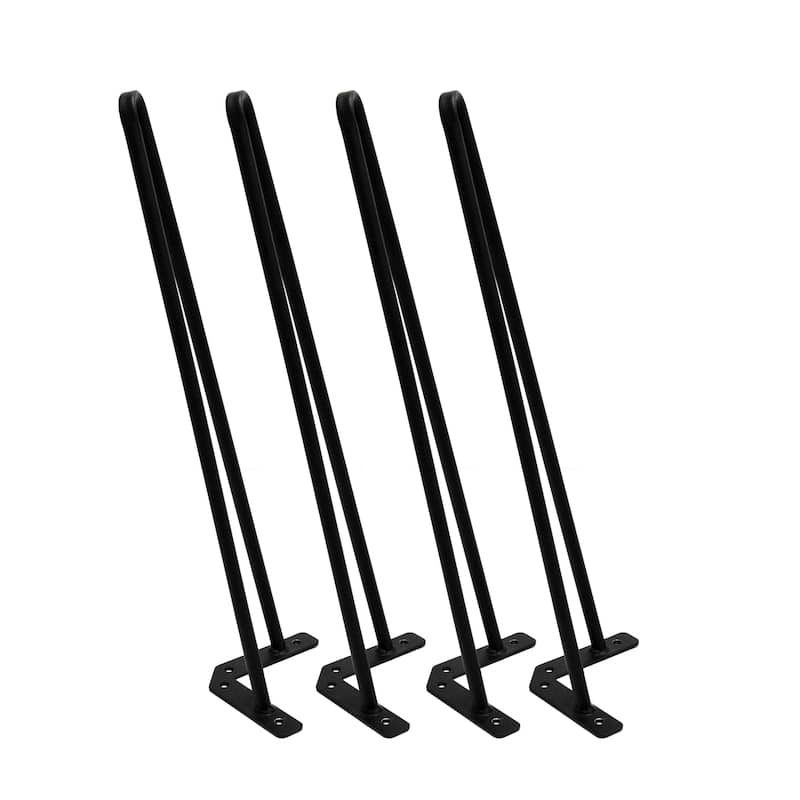 4 Piece Hairpin Metal Table Legs Furniture Legs