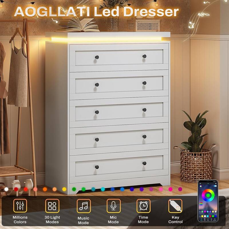 Dresser for Bedroom Dressers & Chests of Drawers Storage Organizer