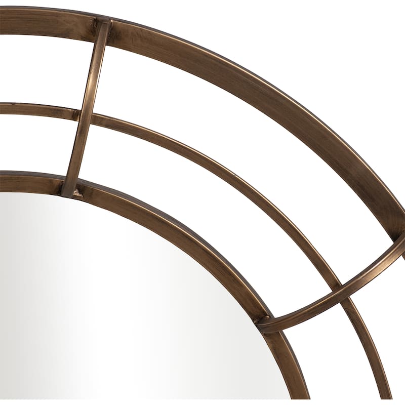Sagebrook Home Round Wall Mirror - 28" x 3" x 28"