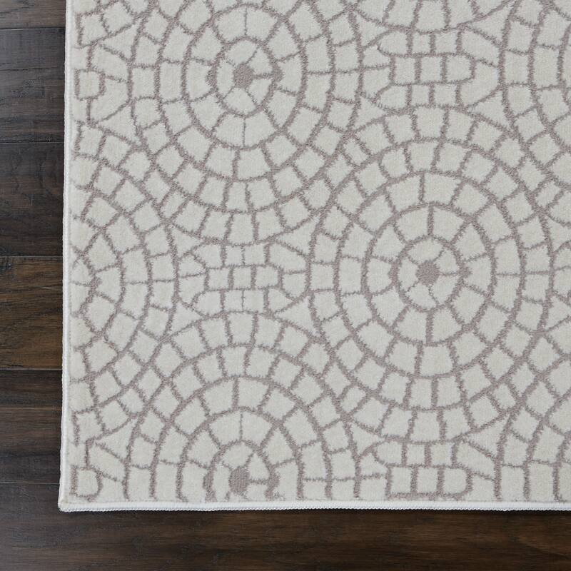 Nourison Urban Chic Modern Geometric Medallions Area Rug