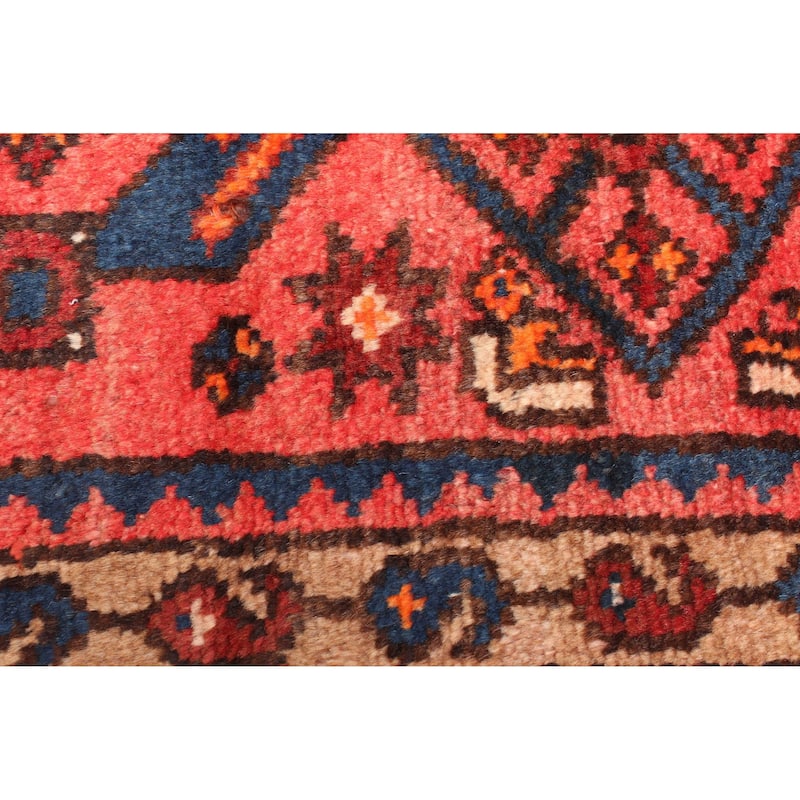 ECARPETGALLERY Hand-knotted Andelz Red Wool Rug - 4'4 x 7'0