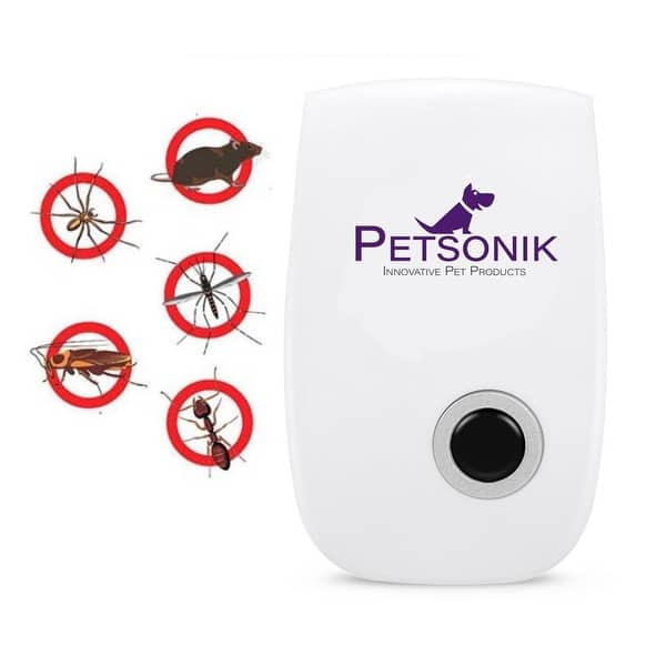 Petsonik Outdoor Indoor Ultrasonic Electronic Pest Repeller Control Device Mice Insects Bugs Roach Mosquito Etc 6 Pack 22160098 Electronic Pest Repeller Control Device