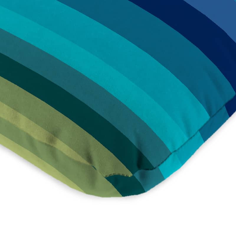 22" x 45" Outdoor Chair Cushion with Ties and Loop - 45'' L x 22'' W x 5'' H