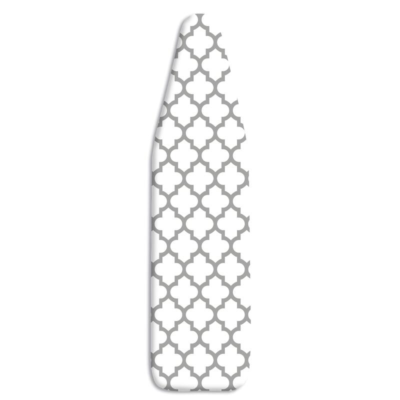 Whitmor Deluxe Ironing Board Cover and Pad - Medallion Gray