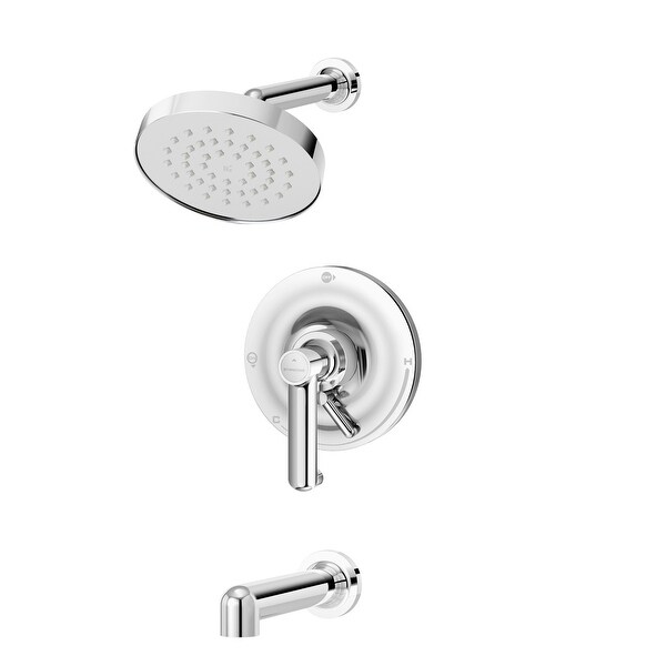 Symmons S-5302 Museo Tub and Shower Trim Package with Single Function Shower Head