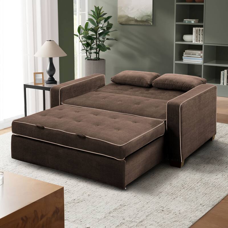 Serta Morrison Queen Convertible Loveseat
