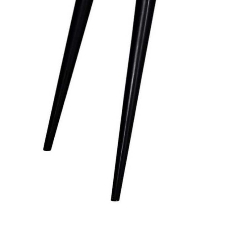 Sal 71 Inch Dining Table, Acacia Wood, Live Edges, Natural Brown, Black