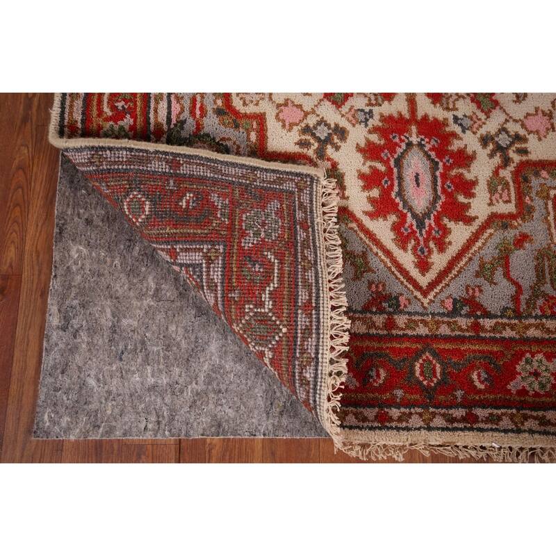 Heriz Serapi Oriental Accent Rug Hand-Knotted Wool Carpet - 3'10" X 6'1"