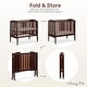 preview thumbnail 6 of 4, Dream On Me 2 in 1 Folding Portable Crib
